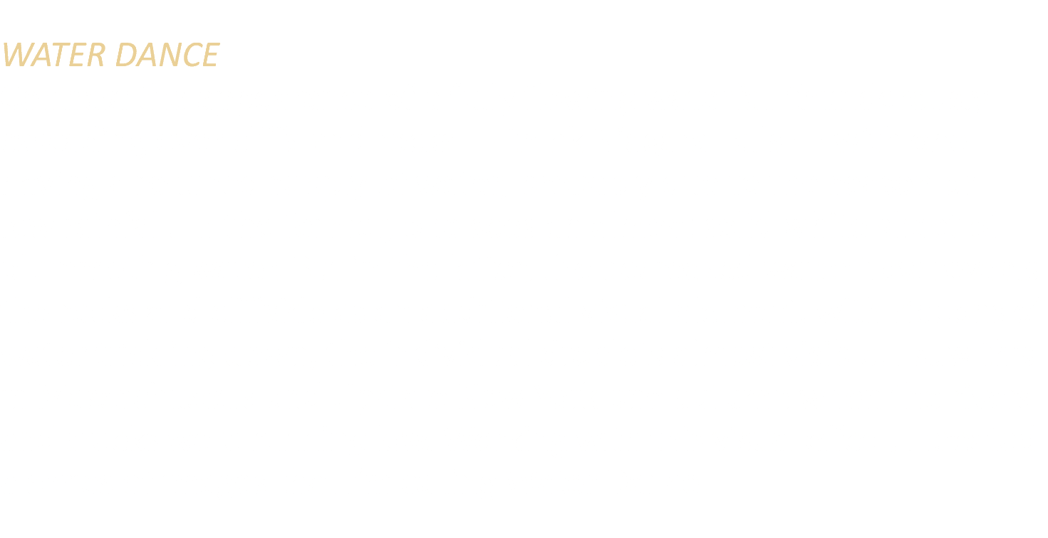 WATER DANCE Contrast the appearance of a fully flowing waterfall thunderously cascading over cliffs and rocks — think...