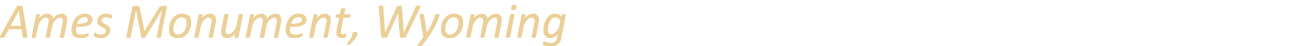 Ames Monument, Wyoming