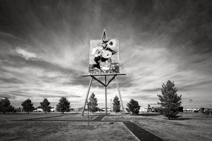 World's Largest Easel, Goodland, KS