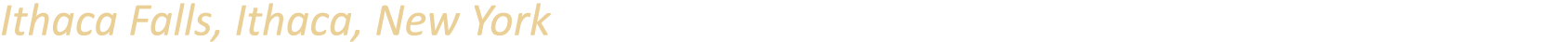 Ithaca Falls, Ithaca, New York